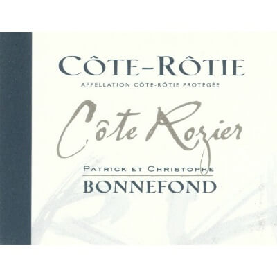 Patrick & Christophe Bonnefond Cote-Rotie Cote Rozier 2019 (6x75cl)