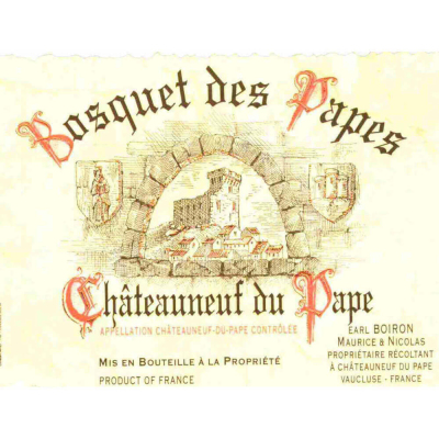 Bosquet des Papes Chateauneuf-du-Pape 2019 (12x75cl)
