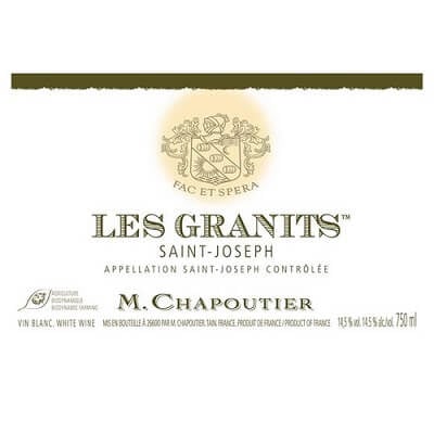 Chapoutier Saint-Joseph Les Granits Blanc 2012 (1x150cl)