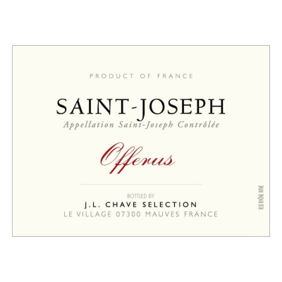 Jean-Louis Chave Selection Saint-Joseph Offerus 2022 (12x75cl)