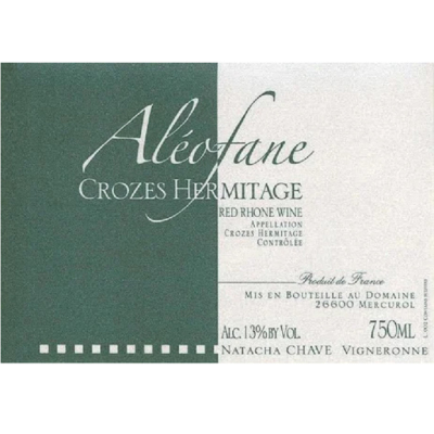Natacha Chave Crozes-Hermitage Aleofane 2023 (12x75cl)