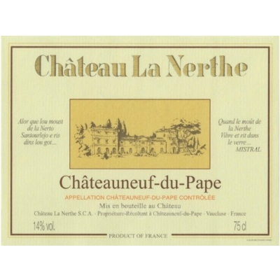 La Nerthe Chateauneuf-du-Pape 2000 (6x75cl)