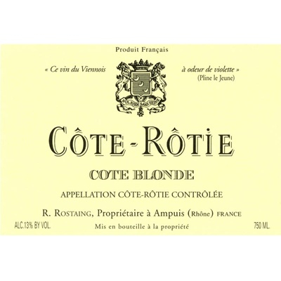 Rene Rostaing Cote-Rotie Cote Blonde 2015 (6x75cl)