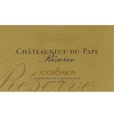 Roger Sabon Chateauneuf-du-Pape Reserve 1998 (12x75cl)