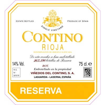 CVNE Contino Rioja Reserva 2018 (6x75cl)
