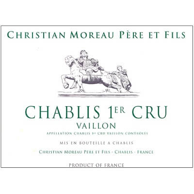 Christian Moreau Chablis 1er Cru Vaillon 2022 (12x75cl)