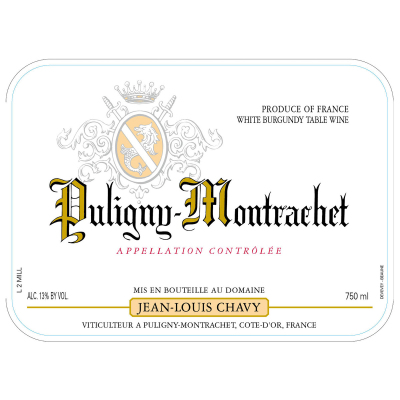 Jean Louis Chavy Puligny-Montrachet 2018 (1x75cl)