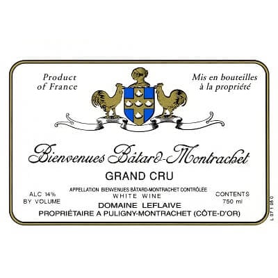 Leflaive Bienvenues-Batard-Montrachet Grand Cru 2012 (3x75cl)
