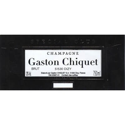 Gaston Chiquet Special Club Brut 2007 (6x75cl)
