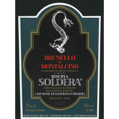 Soldera (Case Basse) Brunello di Montalcino Riserva 2004 (1x150cl)