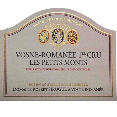 Robert Sirugue Vosne-Romanee 1er Cru Les Petits Monts 2017 (6x75cl)