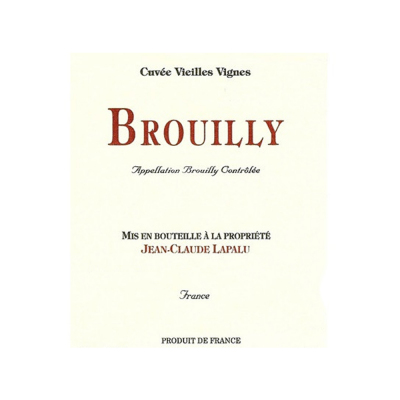 Jean-Claude Lapalu Brouilly VV 2016 (6x75cl)