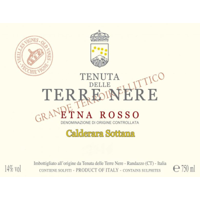 Terre Nere Calderara Sottana Etna Rosso 2022 (6x75cl)