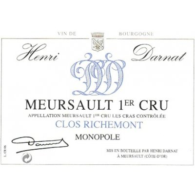 Henri Darnat Meursault 1er Cru Clos Richemont 1997 (1x75cl)