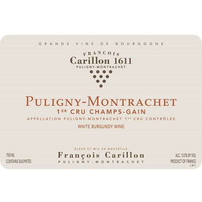 Francois Carillon Puligny-Montrachet 1er Cru Champs-Gain 2019 (12x75cl)