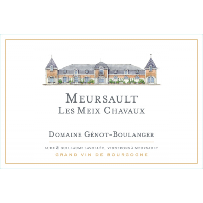 Genot Boulanger Meursault Meix Chavaux 2016 (6x75cl)