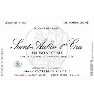 Marc Colin & Fils Saint-Aubin 1er Cru En Montceau 2023 (6x75cl)
