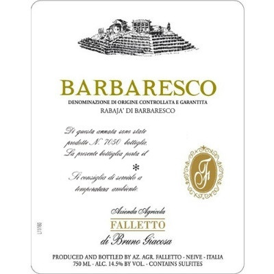 Bruno Giacosa Barbaresco Rabaja 2001 (6x75cl)