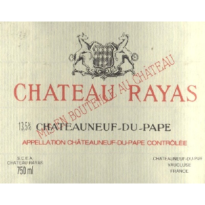 Chateau Rayas Chateauneuf-du-Pape Blanc 2011 (12x75cl)