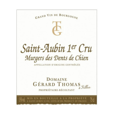 Gerard Thomas Saint-Aubin 1er Cru Murgers Dents Chien 2020 (12x75cl)