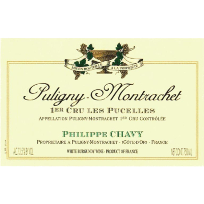 Philippe Chavy Puligny-Montrachet 1er Cru Pucelles 2022 (12x75cl)