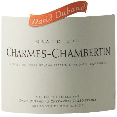 David Duband Charmes-Chambertin Grand Cru 2021 (6x75cl)