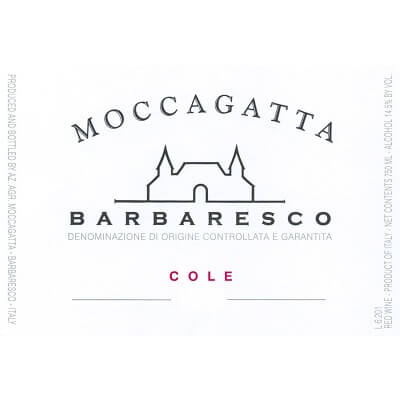 Moccagatta Barbaresco Cole 1998 (6x75cl)