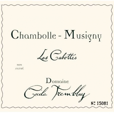 Cecile Tremblay Chambolle-Musigny Les Cabottes 2016 (1x75cl)