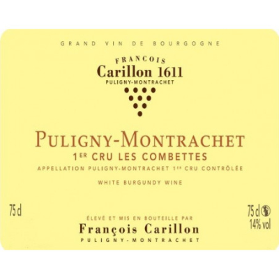 Francois Carillon Puligny-Montrachet 1er Cru Les Combettes 2018 (12x75cl)