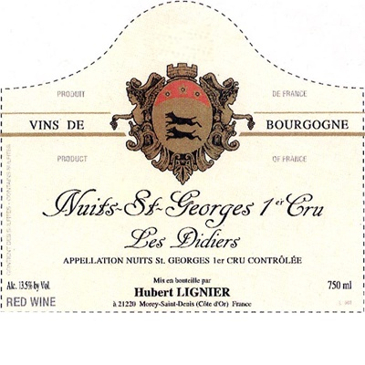Hubert Lignier Nuits-Saint-Georges 1er Cru Les Didiers 2012 (12x75cl)
