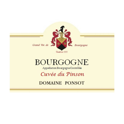 Ponsot Bourgogne Rouge Cuvee du Pinson 2021 (3x75cl)