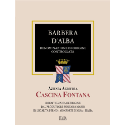 Cascina Fontana Barbera d'Alba 2022 (6x75cl)