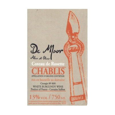 Alice & Olivier de Moor Chablis Coteau Rosette 2018 (1x75cl)