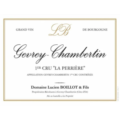 Lucien Boillot Gevrey-Chambertin 1er Cru Perriere 2012 (10x75cl)
