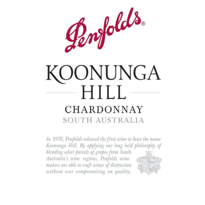 Penfolds Koonunga Hill Chardonnay 2022 (6x75cl)