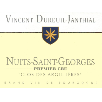 Vincent Dureuil Janthial Nuits-Saint-Georges 1er Cru Clos des Argillieres 2020 (1x75cl)