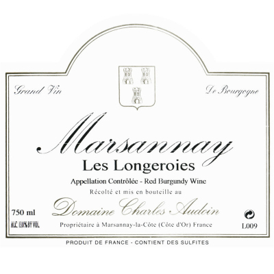 Charles Audoin Marsannay Les Longeroies 2018 (6x75cl)