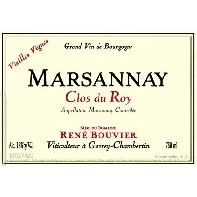 Rene Bouvier Marsannay Clos du Roy Rouge 2022 (12x75cl)