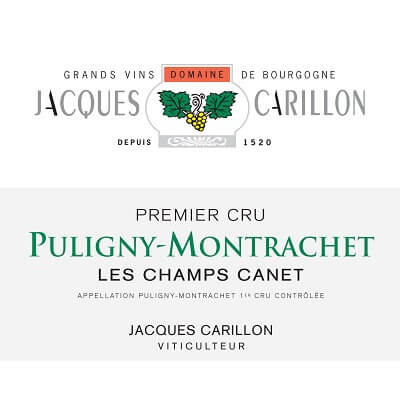 Jacques Carillon Puligny-Montrachet 1er Cru Les Champs Canet 2022 (12x75cl)