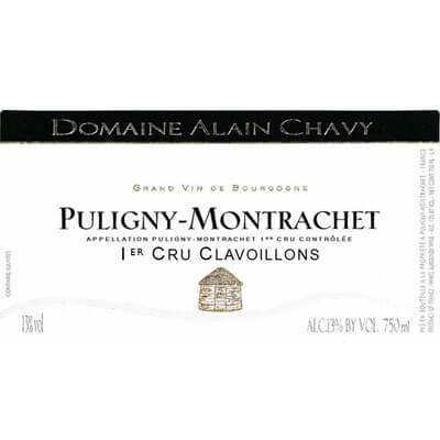 Alain Chavy Puligny-Montrachet 1er Cru Les Clavoillons 2022 (6x75cl)
