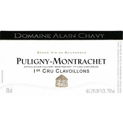 Alain Chavy Puligny-Montrachet 1er Cru Les Clavoillons 2020 (1x75cl)
