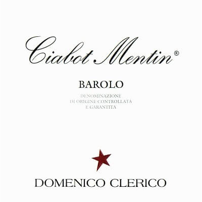 Domenico Clerico Barolo Ciabot Mentin 2012 (6x75cl)