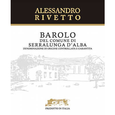 Rivetto Barolo del Comune di Serralunga d'Alba 2017 (6x75cl)