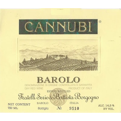 Serio e Battista Borgogno Barolo Cannubi 2014 (6x75cl)