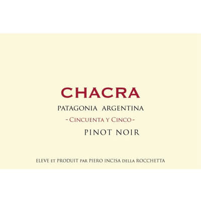Chacra Pinot Noir Cincuenta y Cinco 55 2012 (1x75cl)