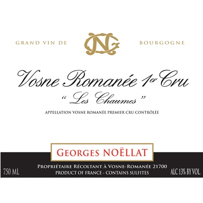 Georges Noellat Vosne-Romanee 1er Cru Les Chaumes 2016 (6x75cl)