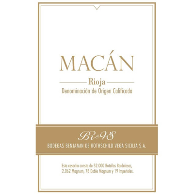 Vega Sicilia Macan 2018 (6x75cl)