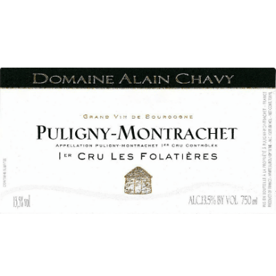 Alain Chavy Puligny-Montrachet 1er Cru Les Folatieres 2020 (12x75cl)