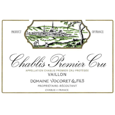 Vocoret Chablis 1er Cru Vaillons 2021 (6x75cl)