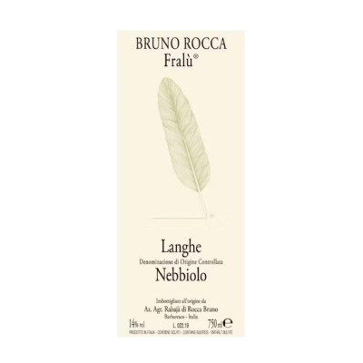 Bruno Rocca Nebbiolo Fralu 2022 (6x75cl)